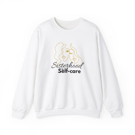 Sisterhood is Self Care Unisex Heavy Blend™ Crewneck Sweatshirt