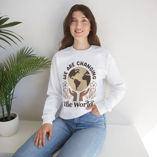 We are Changing the World Unisex Heavy Blend™ Crewneck Sweatshirt